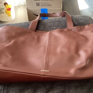 Vince Camuto Brown Tote Bag